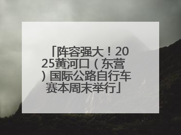 阵容强大！2025黄河口（东营）国际公路自行车赛本周末举行