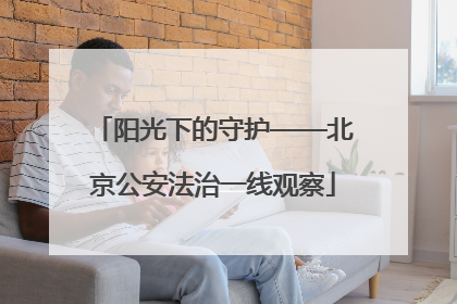 阳光下的守护——北京公安法治一线观察