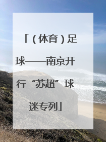 （体育）足球——南京开行“苏超”球迷专列