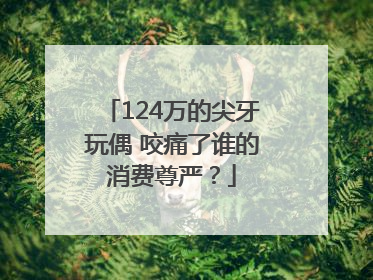 124万的尖牙玩偶 咬痛了谁的消费尊严？