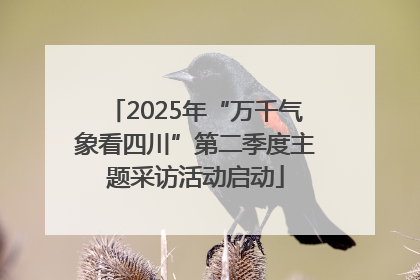 2025年“万千气象看四川”第二季度主题采访活动启动