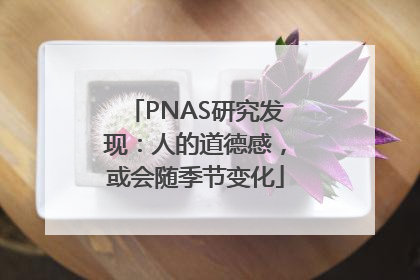 PNAS研究发现：人的道德感，或会随季节变化